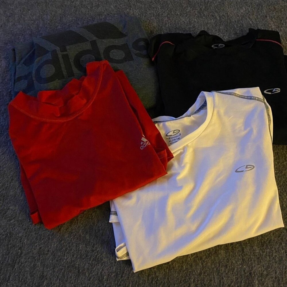 Lot of 4 Sport Name Brand Athletic Shirt